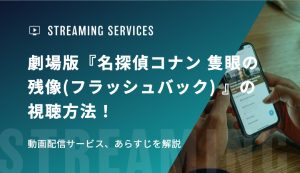 劇場版『名探偵コナン 隻眼の残像(フラッシュバック) 』の視聴方法！動画配信サービス、あらすじを解説