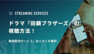 ドラマ『田鎖ブラザーズ』の視聴方法！動画配信サービス、あらすじを解説