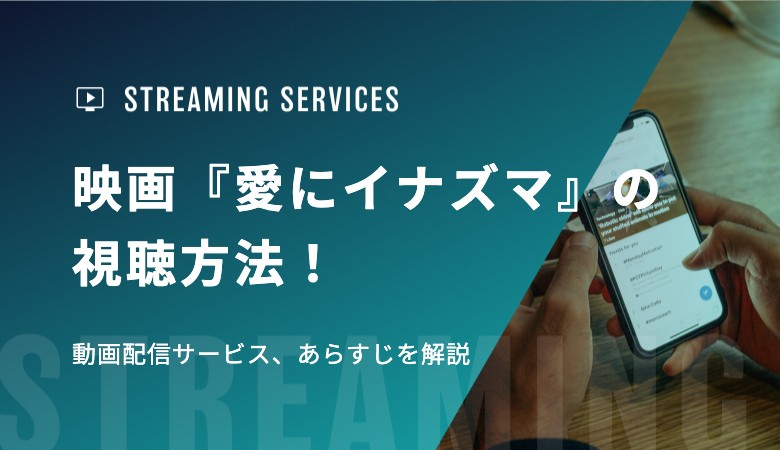 映画『愛にイナズマ』の視聴方法！動画配信サービス、あらすじを解説