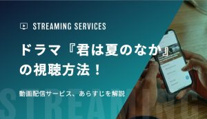 ドラマ『君は夏のなか』の視聴方法！動画配信サービス、あらすじを解説