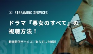 ドラマ『悪女のすべて』の視聴方法！動画配信サービス、あらすじを解説