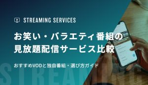 お笑い・バラエティ番組の見放題配信サービス比較｜おすすめVODと独自番組・選び方ガイド