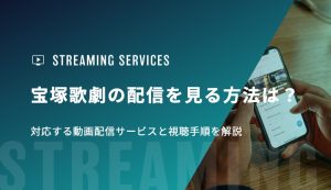 宝塚歌劇の配信を見る方法は？対応する動画配信サービスと視聴手順を解説