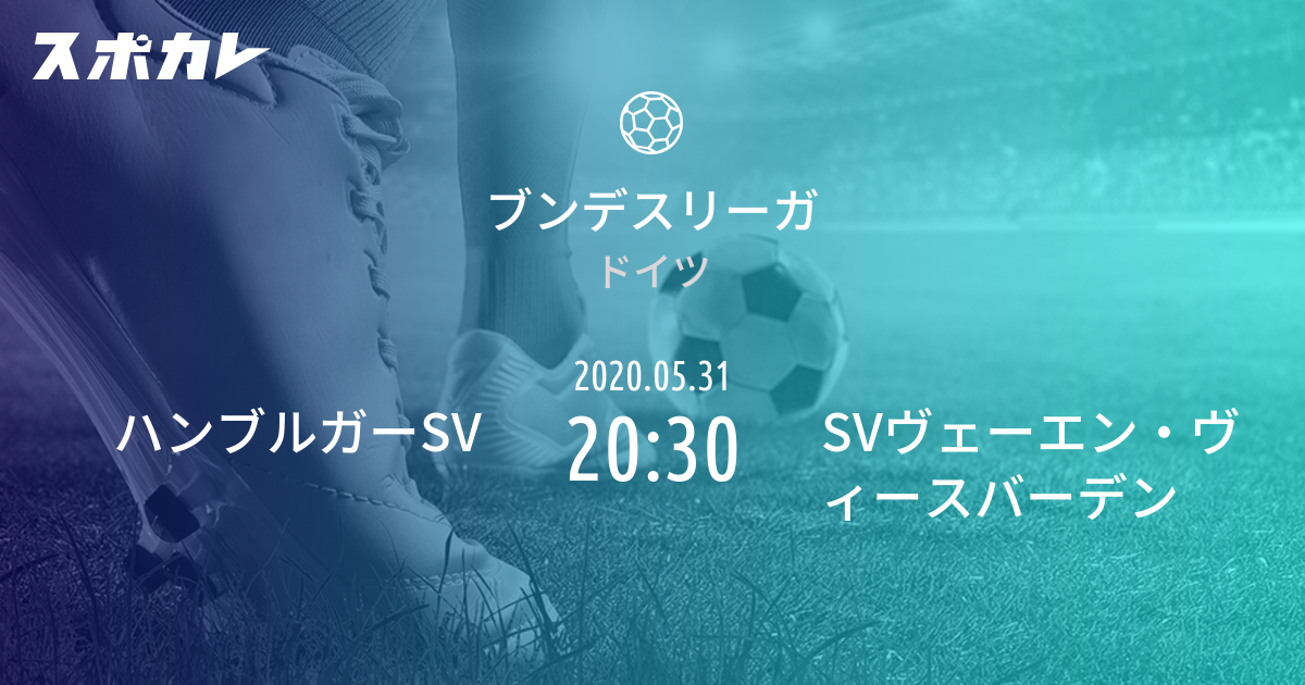 ブンデスリーガ2部 ハンブルガーsv Vs Svヴェーエン ヴィースバーデン スポカレ